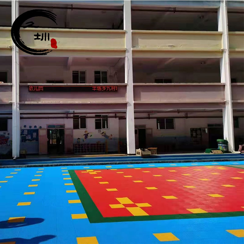 批發(fā)幼兒園室外懸浮地板 戶外防滑運(yùn)動(dòng)羽毛球籃球場(chǎng)懸浮地板